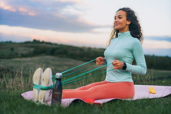 Using Fitness Resistance Bands